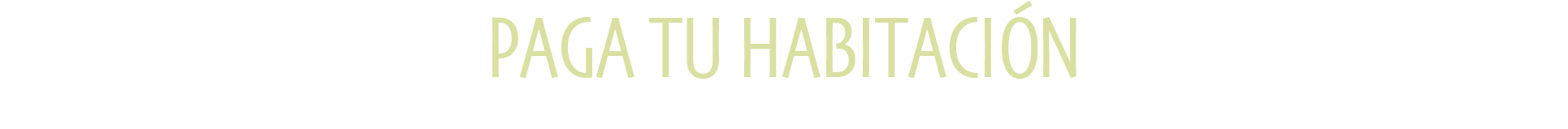 Paga tu habitación